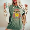Anniversario Nozze Moglie Sposata 50 Anni Di Matrimonio Con Collo A T-shirt comoda oversize da donna Moss