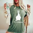 Big Chungus Fat Bunny Coniglio Divertente Meme T-shirt comoda oversize da donna Moss