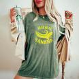 Born To Be Banana Illustration Graphic Banana T-shirt comoda oversize da donna Moss