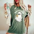 Borracho Halloween Drink Beer Mexican Drunk Ghost Spanish Women's Oversized Comfort T-Shirt Moss
