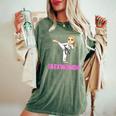 Carino Taekwondo Ragazza Arti Marziali Bambino T-shirt comoda oversize da donna Moss