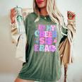 In My Cheer Sister Era Cheer Life Cheerleader Sport Women's Oversized Comfort T-Shirt Moss