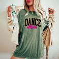 Dance Mom Leopard Dancing Mom Life Girls Dancer Women's Oversized Comfort T-Shirt Moss