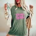 Divertente Camicia Diva Drama Queen T-shirt comoda oversize da donna Moss