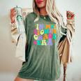 Donna In My Eighth Grade Era Teachers Boys Students Back To School Con Collo A T-shirt comoda oversize da donna Moss