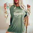 Donna Grandma Best Ever Grandparents' Day Mother's Day Grandma Con Collo A T-shirt comoda oversize da donna Moss