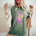 Donna Peyton Carino Personalizzato Farfalla Personalizzato Bambini Ragazze Nome Con Collo A T-shirt comoda oversize da donna Moss