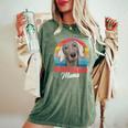 Donna Weimaraner Cani Per Mamma E Donna Con Collo A T-shirt comoda oversize da donna Moss