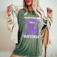 Drummer Girl Batterista Donne Suonano La Batteria T-shirt comoda oversize da donna Moss
