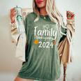 Family Thanksgiving Day 2024 Matching Thankful Autumn Fall Women's Oversized Comfort T-Shirt Moss