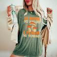 Fungo Porcino Le Donne Mi Amano I Funghi Mi Temono T-shirt comoda oversize da donna Moss