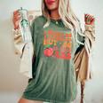 I Might Be A Handful But So Sarcastic Saying Women's Oversized Comfort T-Shirt Moss