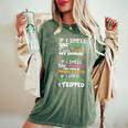 Horse Lover Ladies Equestrian If I Smell Horse Women's Oversized Comfort T-Shirt Moss