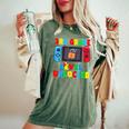 Game Gaming 3Rd Grade Level Unlocked First Day Boys Toddlers Women's Oversized Comfort T-Shirt Moss