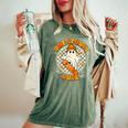 Groovy Boo Skate One Spooky Dude Halloween Boys Toddlers Women's Oversized Comfort T-Shirt Moss