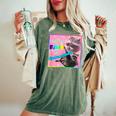 Ho Messo Il Divertimento In Disfunzionali Raccoon Meme Sarcastico Divertente T-shirt comoda oversize da donna Moss