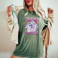 Ironic Alpha Male Unicorn Sarcastic Hilarious Meme Women's Oversized Comfort T-Shirt Moss