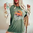 It's Fall Y'all Pumpkin Truck Autunno Albero Ciao Autunno T-shirt comoda oversize da donna Moss