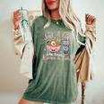 Just A Girl Who Loves Ramen And Boba Ramen Boba Bubble Women's Oversized Comfort T-Shirt Moss
