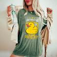 I Just Really Like Ducks Paperella Di Gomma Papera Stridula T-shirt comoda oversize da donna Moss