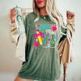 Little Miss Fourth Grader Per Scuola 4A Elementare T-shirt comoda oversize da donna Moss