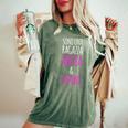 Magliette Divertenti Donna Sono Una Ragazza Ansia E Sapone T-shirt comoda oversize da donna Moss