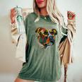 Mamma Di Un Cane Pitbull T-shirt comoda oversize da donna Moss