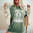 Marching Band Mother Musician Just A Marching Band Mom Women's Oversized Comfort T-Shirt Moss
