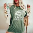 Im A Math Teacher Of Course I Have Problems T-shirt comoda oversize da donna Moss