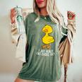Mi Piacciono Davvero Tanto Le Anatre Rubber Duck T-shirt comoda oversize da donna Moss