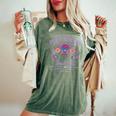 Mind Your Own Damn Business Harris Walz Waltz 2024 Floral Women's Oversized Comfort T-Shirt Moss