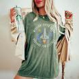 Mission Fifth Grade Space Rocket Back To School Vi Women's Oversized Comfort T-Shirt Moss