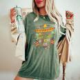 Nacho Average Horse Rider Cinco De Mayo Matching Uomo Ragazzo T-shirt comoda oversize da donna Moss