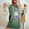 Night Shift Crew Night Shift Nurse Halloween Women's Oversized Comfort T-Shirt Moss