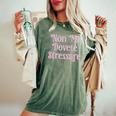 Non Mi Dovete Stressare Scritta Divertente Donna Ragazza T-shirt comoda oversize da donna Moss