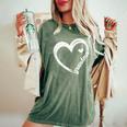 Nonna Cuore Divertente Nonna Nana Amante Grafica T-shirt comoda oversize da donna Moss