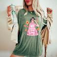 I Am Not Aspiring To Be Humble Feminist Girl Power Women's Oversized Comfort T-Shirt Moss