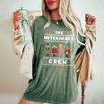 The Nutcracker Crew Nutcracker Ugly Christmas Sweater Ballet Women's Oversized Comfort T-Shirt Moss