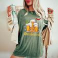 Oktoberfest 2024 Oktoberfest 2024 Costume Cuello Camiseta extragrande cómoda para mujer Moss