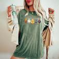 Paese Pollo Mamma Carino Polli Divertenti Allevamento Agricoltura T-shirt comoda oversize da donna Moss