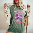 Pitbull Pittie Questa Ragazza Ama Pitbull T-shirt comoda oversize da donna Moss