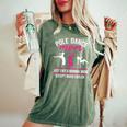 Pole Dance Mamma Dancer Festa Della Mamma Pole Fitness Donne T-shirt comoda oversize da donna Moss