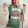Rockstar Prince Ragazza Carina Rock And Roll Rock And Roll T-shirt comoda oversize da donna Moss