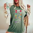Soy Maestra De Español Spanish Teacher Bilingual Teacher Women's Oversized Comfort T-Shirt Moss