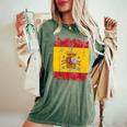 Spagna Bandiera Uomini Donne Bambini Spagna T-shirt comoda oversize da donna Moss