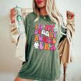 In My Spooky Auntie Era Auntie Halloween Spooky Aunt Women's Oversized Comfort T-Shirt Moss