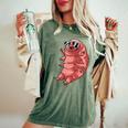 Tardigrade World Domination -Microbiologia With Back Print T-shirt comoda oversize da donna Moss