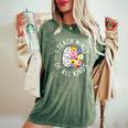 I Teach Minds Of Alll Kinds Special Education Teacher Women's Oversized Comfort T-Shirt Moss