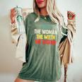 Tess The Woman The Myth The Legend Regalo Per Tess T-shirt comoda oversize da donna Moss