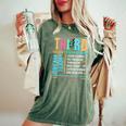 Third Grade Teacher Tour Dream Team Happy Back To School Women's Oversized Comfort T-Shirt Moss